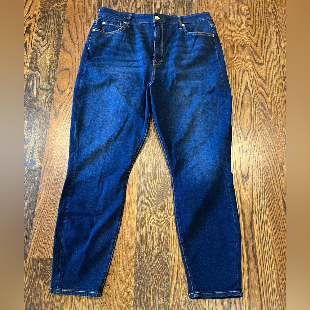 7 For All Mankind The High Waste Ankle Skinny” Denim Jeans
